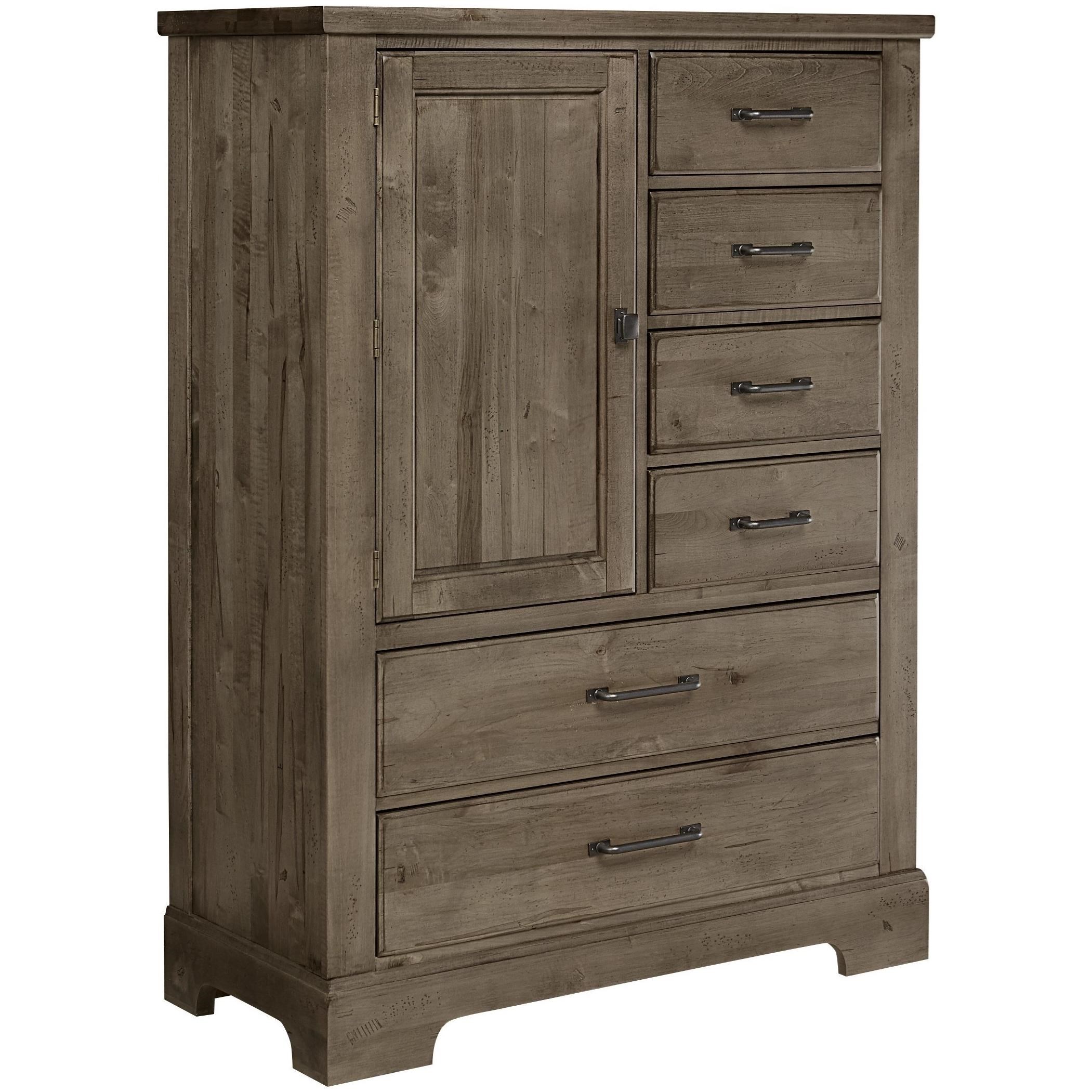 Artisan & Post Cool Rustic 172117 Solid Wood 6 Drawer Standing Chest